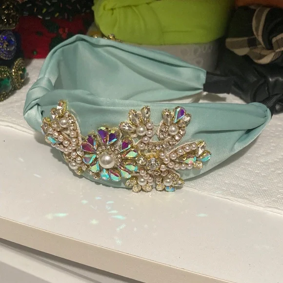 Blue Glam Headband - Picture 4 of 4